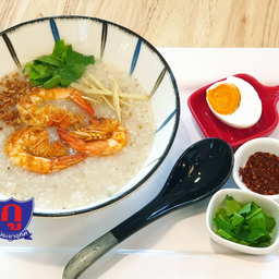ข้าวต้มกุ้ง Prawn congee