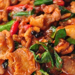 ผัดพริกเผา(กับข้าว)