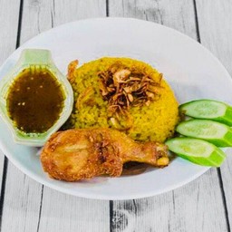 ข้าวหมกไก่ทอด