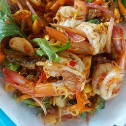 ยำตะไคร้กุ้ง