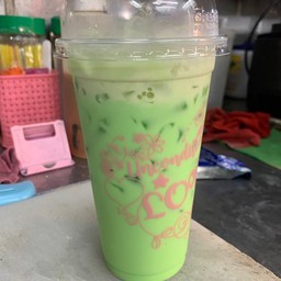 นมสดเขียว เย็น