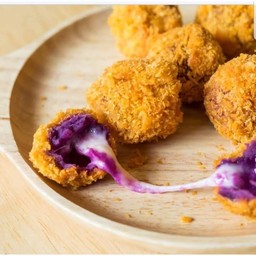 ชีสบอลมันม่วง