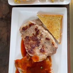 สเต็กหมูสันคอ ไซส์ L