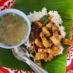 กะเพราหมู3ชั้น