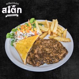 สเต็กไก่พริกไทยดำ