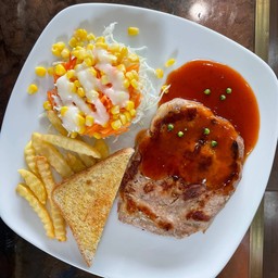 สเต็กหมูสันคอ ไซส์ M