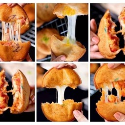 พิชซ่าทอด 2ชิ้น