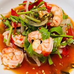 ยำกุ้งสุก