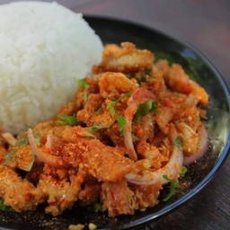 ข้าวยำไก่แซ่บ