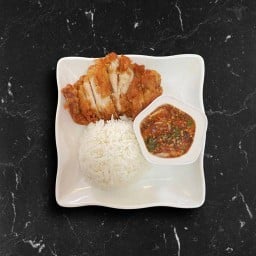 ข้าวหน้าไก่ทอด