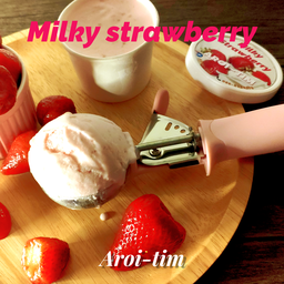 Milky strawberry - สตรอเบอร์รี่นม 4oz