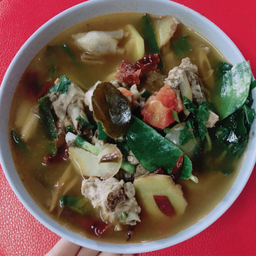 ต้มไก่บ้าน. (ถ้วย)