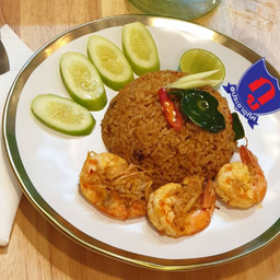 ข้าวผัดต้มยำ กุ้ง Tomyam Fried Rice Prawn