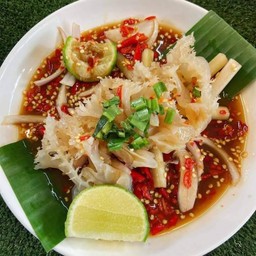 ยำปลาร้าแมงกะพรุน