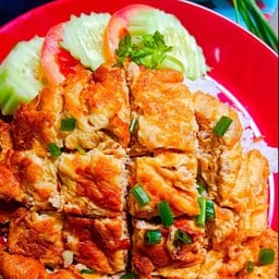 ข้าว+ไข่เจียวนมสด