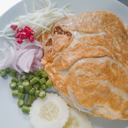 ข้าวผัดปลาร้าสมุนไพรอร่อยสุดชุดเล็ก