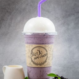 บลูเบอรี่นมสด ปั่น