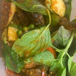 ผัดเผ็ดสะตอเนื้อเค็ม