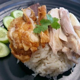 ข้าวมันไก่ผสม
