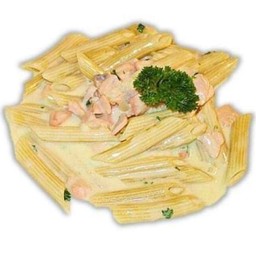 เพนเน่แซลมอนครีมซอส (Penne salmon cream sauce)