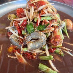 ตำกุ้งสด