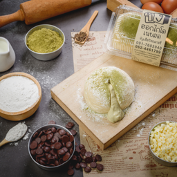 อิ่มปัง ฮอกไกโดเนยสด รส ชาเขียวนมสด