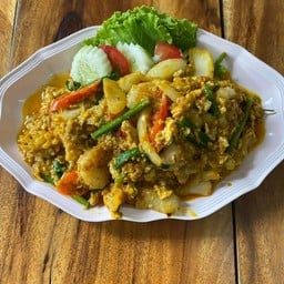 ผัดผงกะหรี่รวมมิตร เป็นกับข้าว