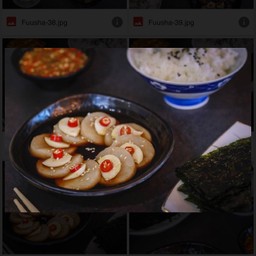 หอยเชลล์ดองซีอิ๊วญี่ปุ่น