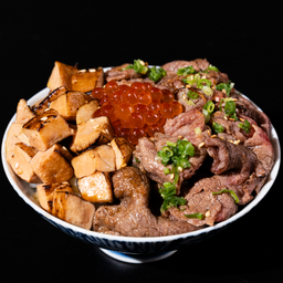 F6 ข้าวหน้าเนื้อย่างไฟ ฟัวกราส์