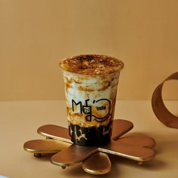 นมสดไข่มุกบราวน์ชูก้าพ่นไฟ(ราคานี้ร่วมไข่มุกและพ่นไฟแล้ว)