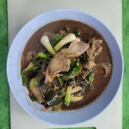 แกงอ่อมเนื้อใส่ผ้าขี้ริ้วและตับ(ต้องการขมกรุณาแจ้งด้วย)