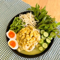 ขนมจีนน้ำยาปูก้อน ชุดใหญ่