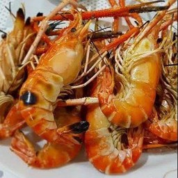 กุ้งแม่น้ำเป็นเผา ไซส์ M