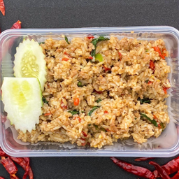 ผัดกะเพราหมูสับคลุกข้าว