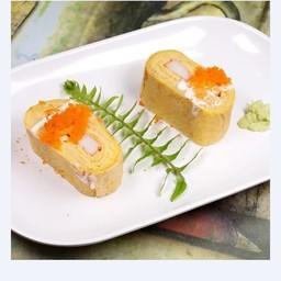 ไข่หวานห่อปูอัด