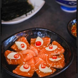 แซลมอนดองซีอิ๊วญี่ปุ่น