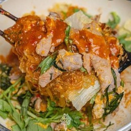 สุกี้แห้งไก่