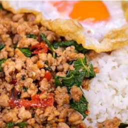 ข้าวราดกระเพราหมู