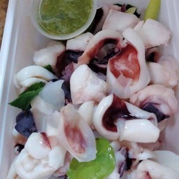 คางหมึกลวกจิ้ม