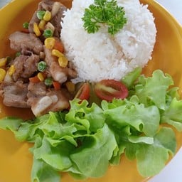 ข้าวกระดูกหมูอบ