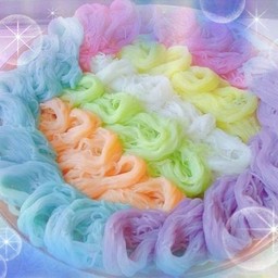 ขนมจีนพาสเทล สด