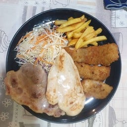 สเต็กหมู 3 สหาย