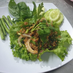 ลาบเนื้อสุก