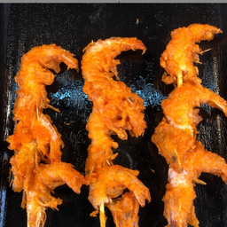 กุ้งสดชุบแป้งทอดกรอบ