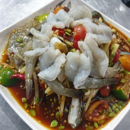 ตำป่ากุ้งสด