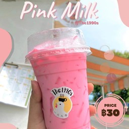 นมชมพูเย็น