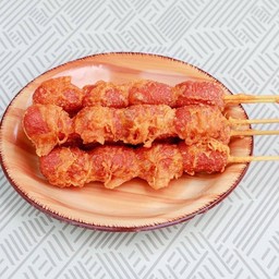 ไส้กรอกไก่ชุบแป้งทอดกรอบ