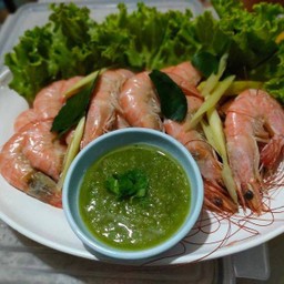 ุกุ้งขาวลวกจิ้ม