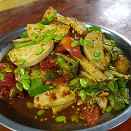 ตำหมูยอ สะตอเบาไม่มีของทุกวัน จ้า