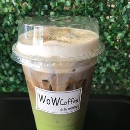 ชาเขียวกาแฟ  matcha coffee latte